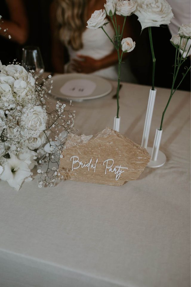 TRAVERTINE STONE BEIGE TABLE NUMBERS