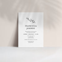 FRANCES INVITATION