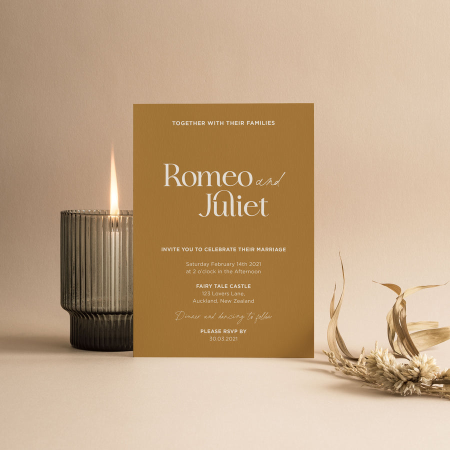 JULIET INVITATION