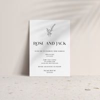 DIGITAL ROSE INVITATION